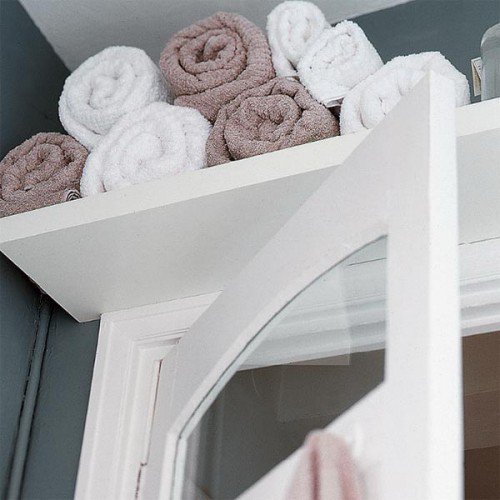 Towel rack ideas online small bathroom